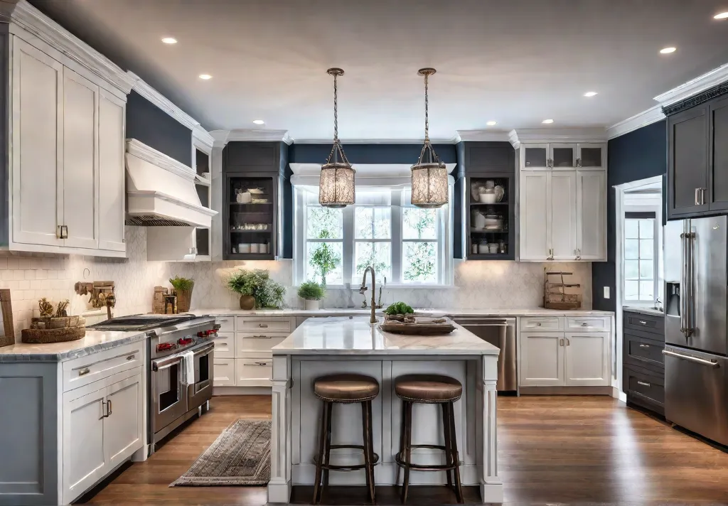 A captivating kitchen scene bathed in warm natural light showcasing the perfectfeat