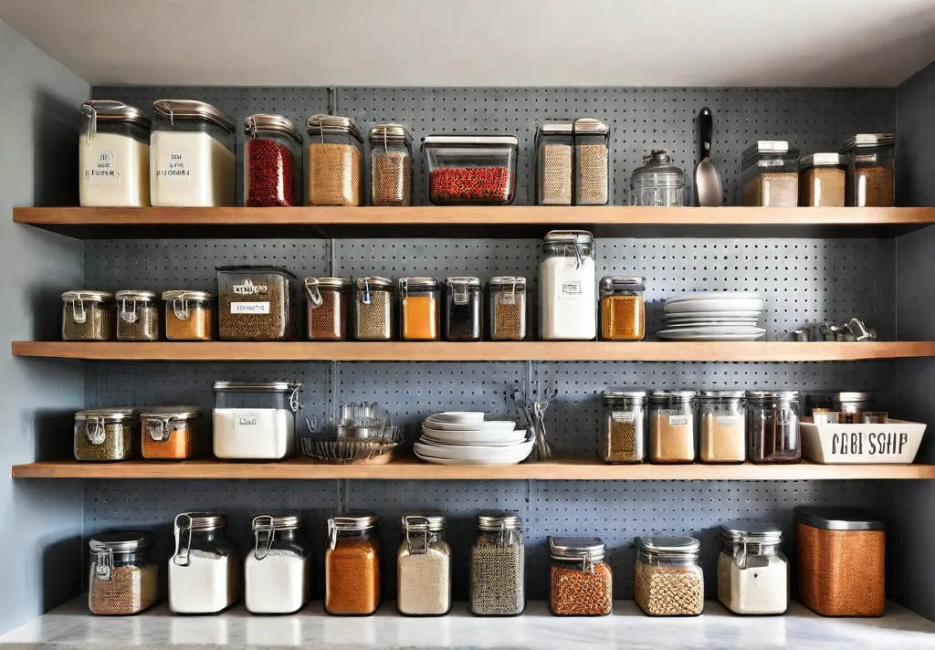 A charming small kitchen bathed in sunlight showcasing clever storage solutions Openfeat