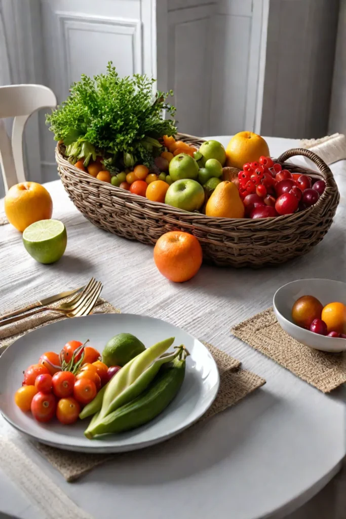 Basket centerpiece